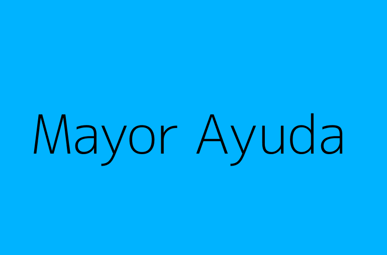 Mayor Ayuda